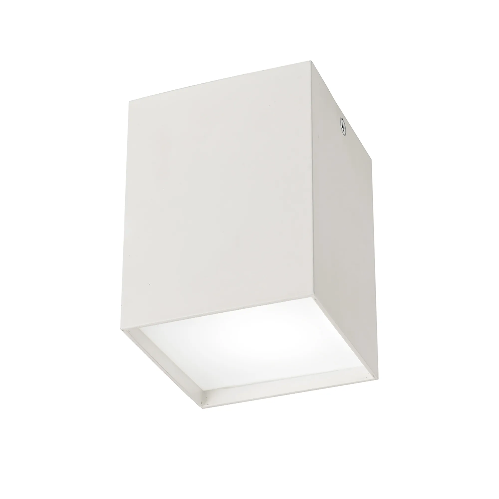 M5633  Kailua Flush Square 1 Light Matt White